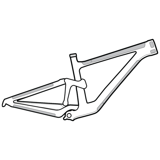 Lizard Skins Clear Protective Frame Wrap – Frame Kit