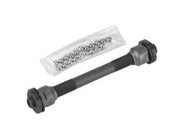 XLC  SP-T01 EVO repair kit, front wheel, includes axle, bearings and end cap 100 mm