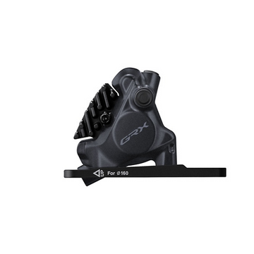 SHIMANO GRX Hydraulinen Levyjarrusatula BR-RX410-F 2-mäntäinen Flat Mount, Etu