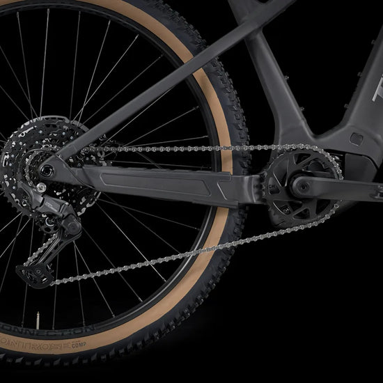 Trek Powerfly+ 4 800wh sähkömaastopyörä voimansiirto