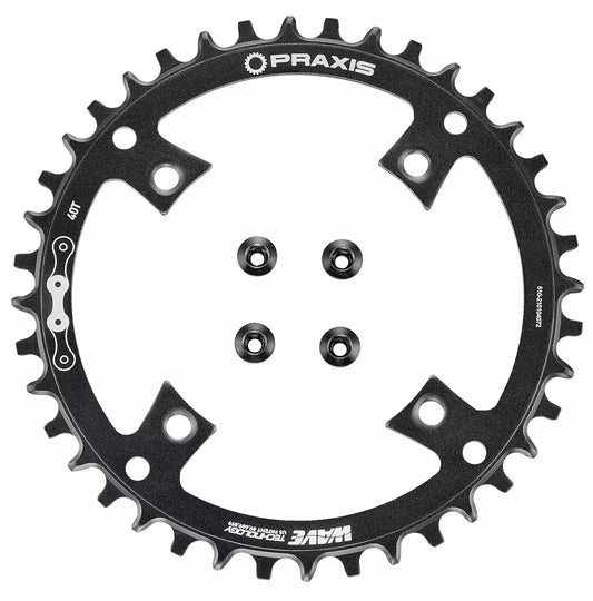 Praxis TURBO, 40T, 10/11-SPD, 104BCD Eturatas