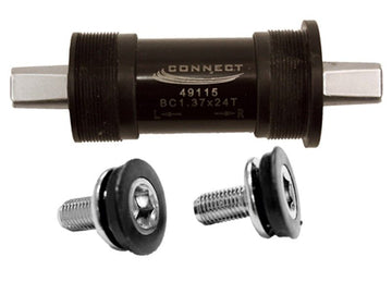 CONNECT Bottom bracket Steel body Plastic cups 1.37"x24 Square axle 127 mm, BSA