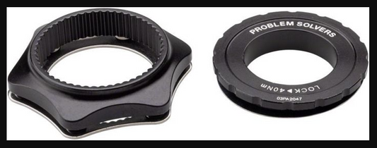 Problem Solvers Center Lock to 6-Bolt Rotor Adapter Kit - 12-20mm Axle